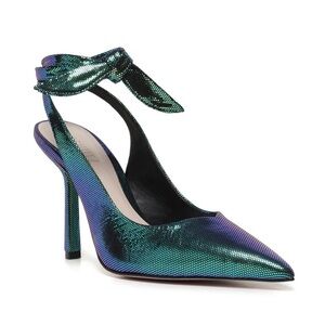 SCHUTZ Multicolor Iridescent Heels